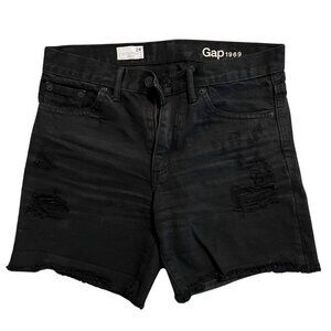 GAP Black Denim Shorts – Size 24